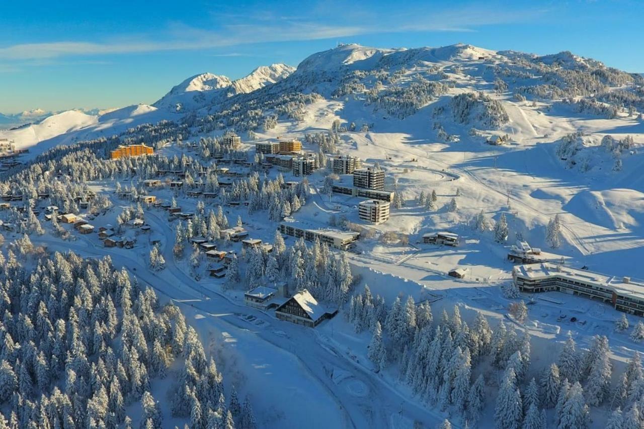 Charmant Studio Cabine Cosy A 100 M Des Pistes Шамрусс Экстерьер фото